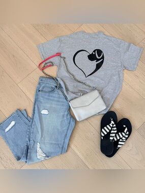 Heart Dog T shirt